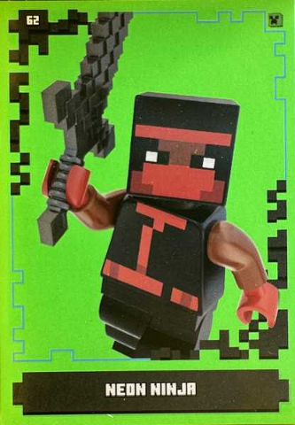 Minecraft Trading Card Collection (German) Series 1 - # 62 Neon Ninja