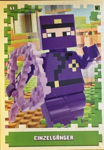 Minecraft Trading Card Collection (German) Series 1 - # 63 Einzelgänger