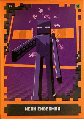 Minecraft Trading Card Collection (German) Series 1 - # 86 Neon Enderman