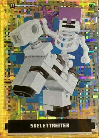 Minecraft Trading Card Collection (German) Series 1 - # 89 Skelettreiter