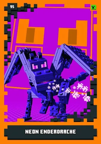Minecraft Trading Card Collection (German) Series 1 - # 95 Neon Enderdrache