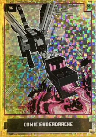 Minecraft Trading Card Collection (German) Series 1 - # 96 Comic Enderdrache