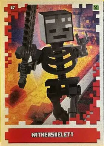 Minecraft Trading Card Collection (German) Series 1 - # 97 Witherskelett