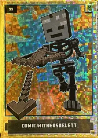 Minecraft Trading Card Collection (German) Series 1 - # 99 Comic Witherskelett