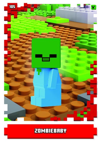 Minecraft Trading Card Collection (German) Series 1 - # 105 Zombiebaby