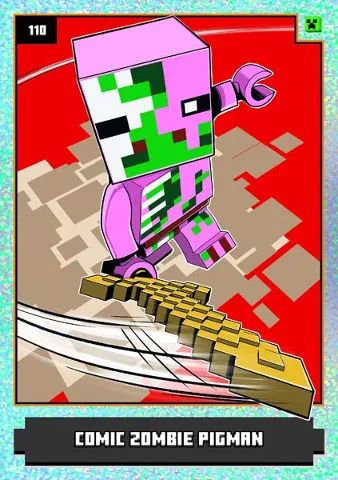 Minecraft Trading Card Collection (German) Series 1 - # 110 Comic Zombie Pigman