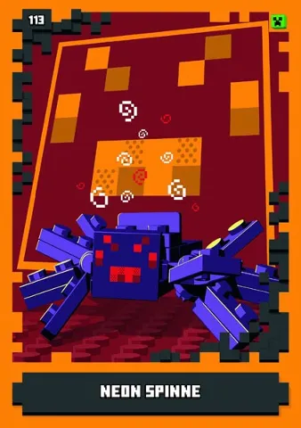 Minecraft Trading Card Collection (German) Series 1 - # 113 Neon Spinne