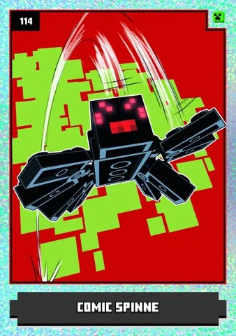 Minecraft Trading Card Collection (German) Series 1 - # 114 Comic Spinne