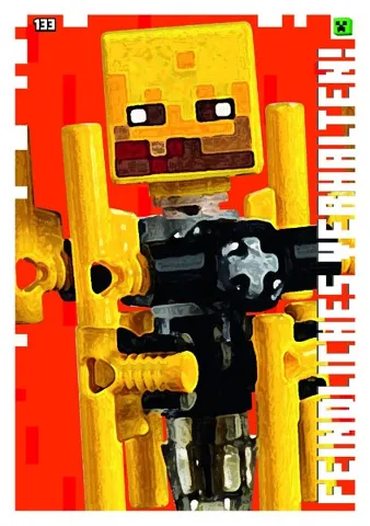 Minecraft Trading Card Collection (German) Series 1 - # 133 Feindliches Verhalten!