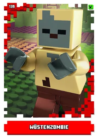 Minecraft Trading Card Collection (German) Series 1 - # 139 Wüstenzombie