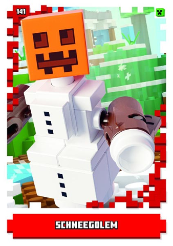 Minecraft Trading Card Collection (German) Series 1 - # 141 Schneegolem