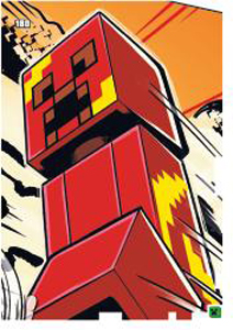 Minecraft Trading Card Collection (German) Series 1 - # 180 Puzzle Piece