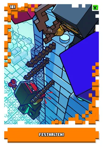 Minecraft Trading Card Collection (German) Series 1 - # 181 Festhalten!