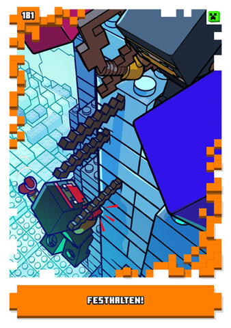 Minecraft Trading Card Collection (German) Series 1 - # 181 Festhalten!
