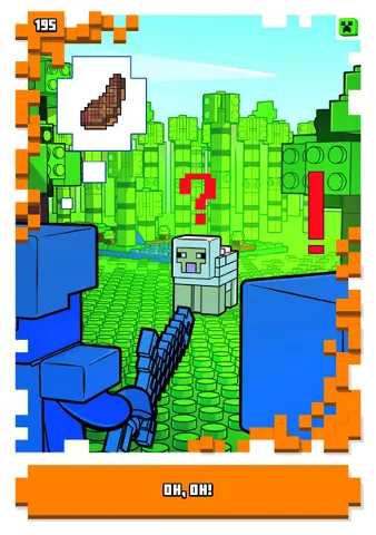 Minecraft Trading Card Collection (German) Series 1 - # 195 Oh, Oh!