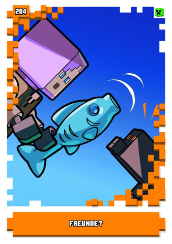Minecraft Trading Card Collection (German) Series 1 - # 204 Freunde?