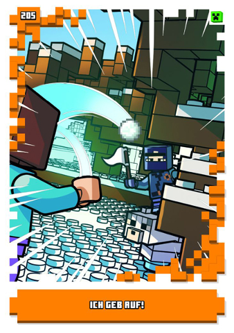 Minecraft Trading Card Collection (German) Series 1 - # 205 Ich geb auf!