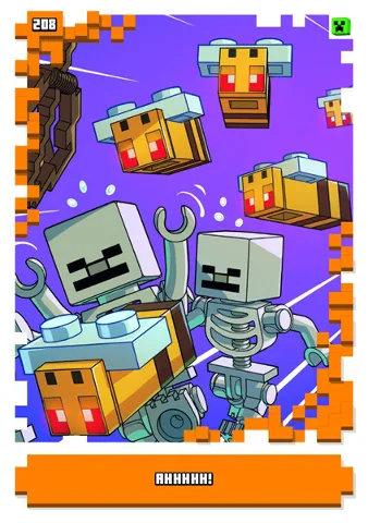 Minecraft Trading Card Collection (German) Series 1 - # 208 AHHHHH!
