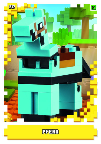 Minecraft Trading Card Collection (German) Series 1 - # 217 Pferd