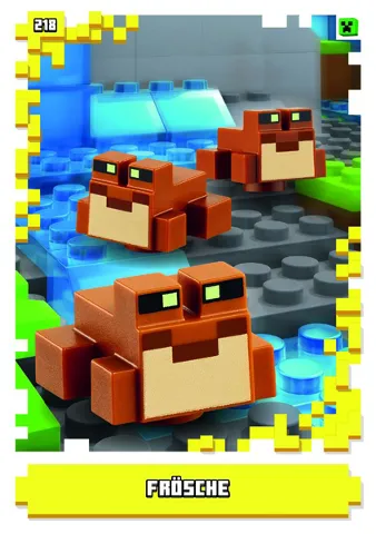 Minecraft Trading Card Collection (German) Series 1 - # 218 Frösche