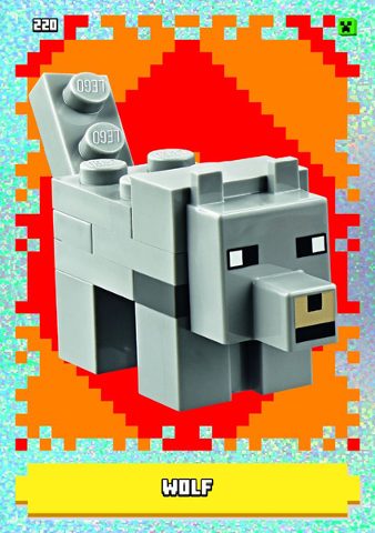 Minecraft Trading Card Collection (German) Series 1 - # 220 Wolf