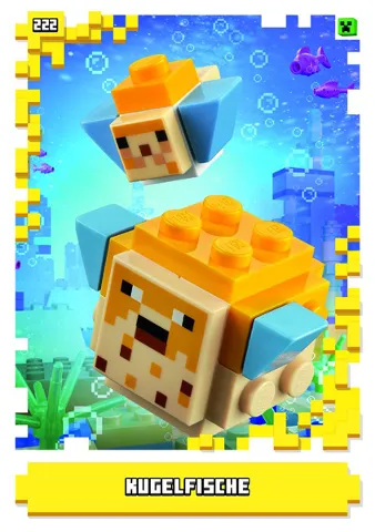 Minecraft Trading Card Collection (German) Series 1 - # 222 Kugelfische