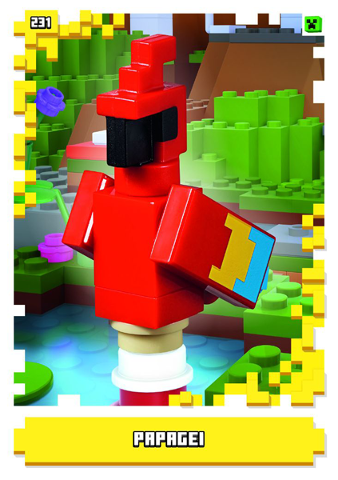 Minecraft Trading Card Collection (German) Series 1 - # 231 Papagei