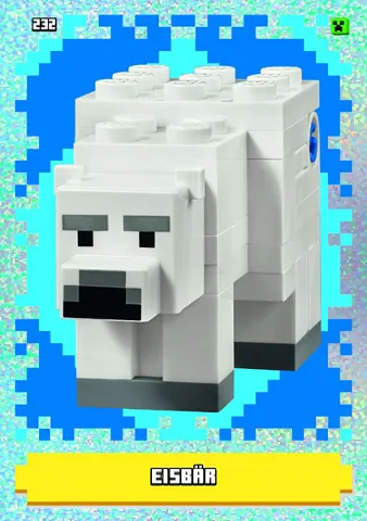 Minecraft Trading Card Collection (German) Series 1 - # 232 Eisbär