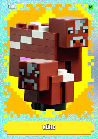 Minecraft Trading Card Collection (German) Series 1 - # 238 Kühe