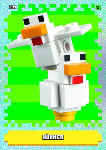 Minecraft Trading Card Collection (German) Series 1 - # 239 Hühner