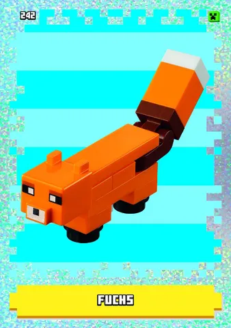 Minecraft Trading Card Collection (German) Series 1 - # 242 Fuchs