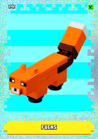 Minecraft Trading Card Collection (German) Series 1 - # 242 Fuchs