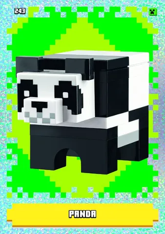 Minecraft Trading Card Collection (German) Series 1 - # 243 Panda