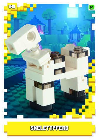 Minecraft Trading Card Collection (German) Series 1 - # 249 Skelettpferd