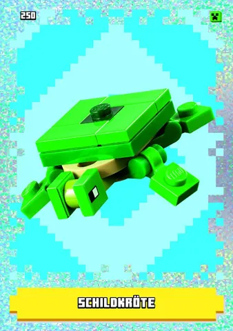 Minecraft Trading Card Collection (German) Series 1 - # 250 Schildkröte