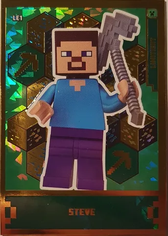 Minecraft Trading Card Collection (German) Series 1 - # LE1 Steve Limited Edition