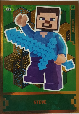 Minecraft Trading Card Collection (German) Series 1 - # LE3 Steve Limited Edition