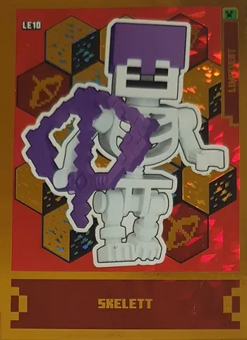 Minecraft Trading Card Collection (German) Series 1 - # LE10 Skelett Limited Edition