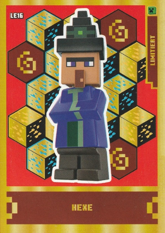Minecraft Trading Card Collection (German) Series 1 - # LE16 Hexe Limited Edition