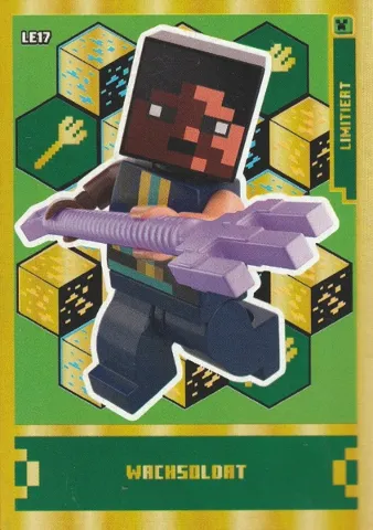 Minecraft Trading Card Collection (German) Series 1 - # LE17 Wachsoldat Limited Edition