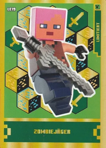 Minecraft Trading Card Collection (German) Series 1 - # LE19 Zombiejäger Limited Edition