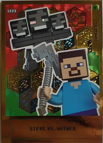 Minecraft Trading Card Collection (German) Series 1 - # LE23 Steve vs. Wither Limited Edition
