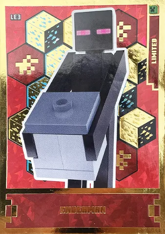 Minecraft Trading Card Collection (English) Series 1 - # LE3 Enderman Limited Edition