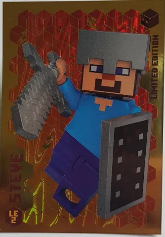 Minecraft Trading Card Collection (German) Series 3 - # LE2 Steve Limited Edition