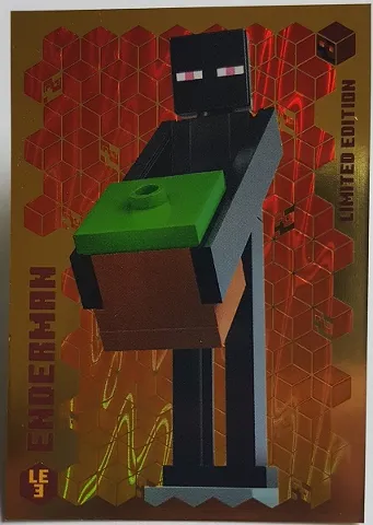 Minecraft Trading Card Collection (German) Series 3 - # LE3 Enderman Limited Edition