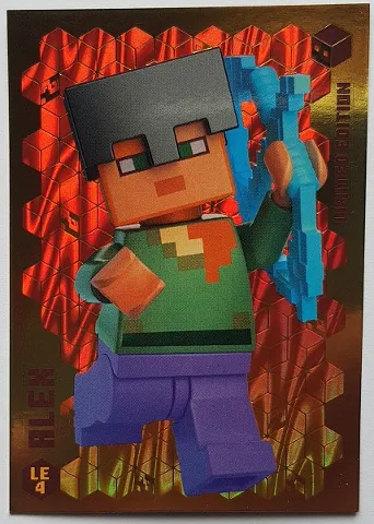 Minecraft Trading Card Collection (German) Series 3 - # LE4 Alex Limited Edition