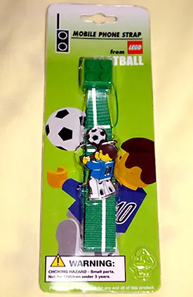 Mobile Phone Accessory, Strap with Football (Soccer) Player