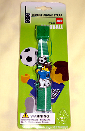 Mobile Phone Accessory, Strap with Football (Soccer) Player