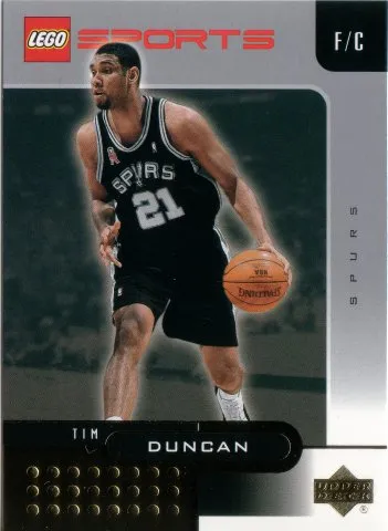 Tim Duncan, San Antonio Spurs #21 (Gold Leaf)