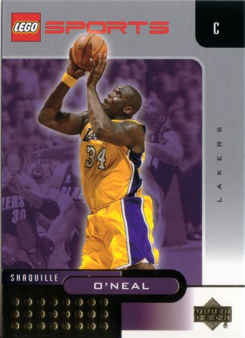 Shaquille O'Neal, Los Angeles Lakers #34 (Gold Leaf)